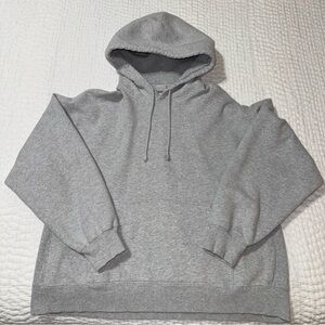 aritzia tna cozy fleece boyfriend hoodie